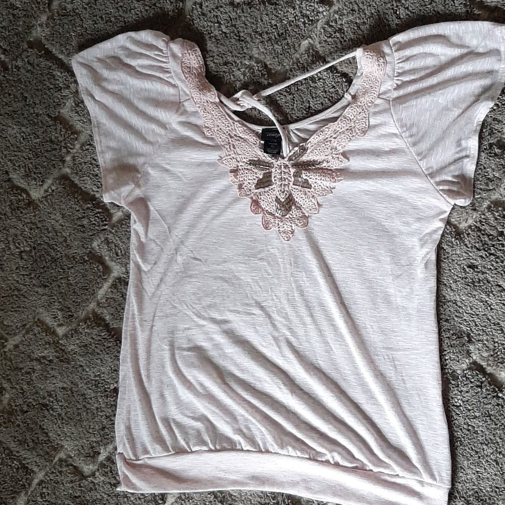 Vanity light pink blouse